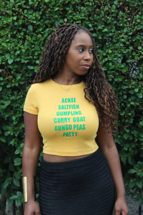 Yard Food Tee - Yellow