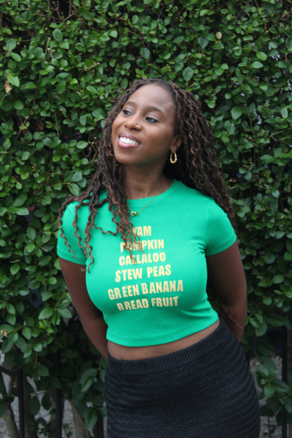 Ital Food Tee - Green