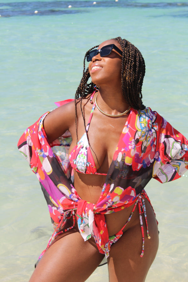 Carnival Beach Shirt - Red